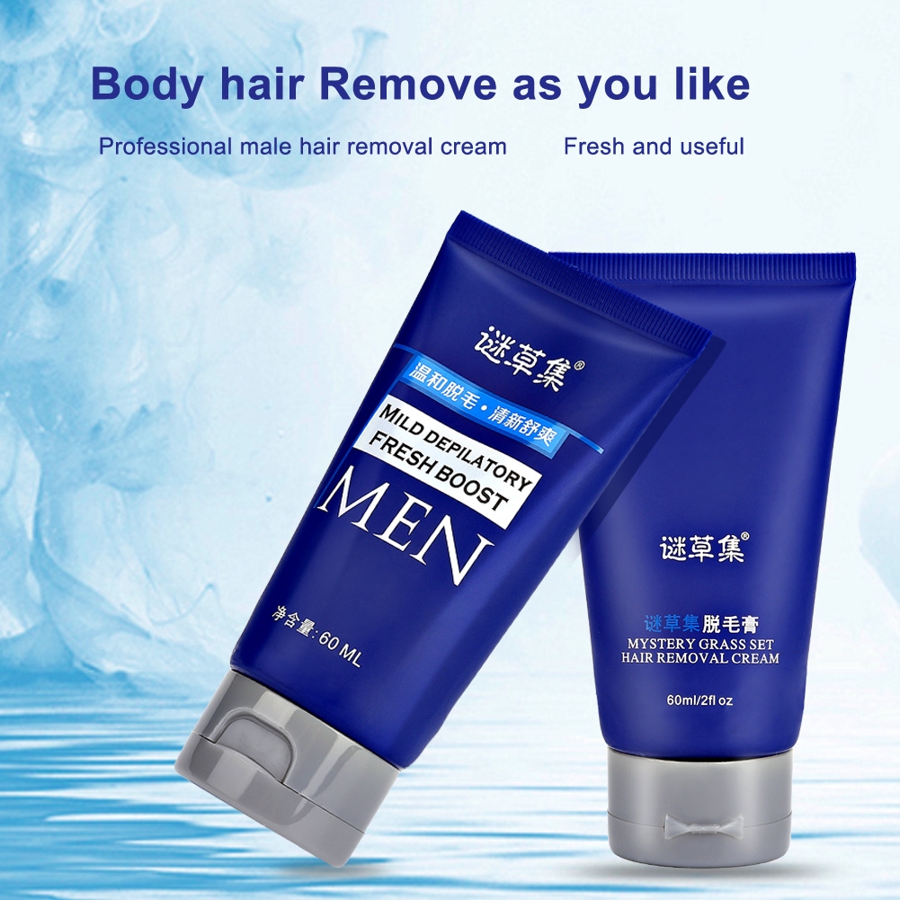 Men Body Depilatory Armpit Arm Leg Hair Removal Cream Shopee