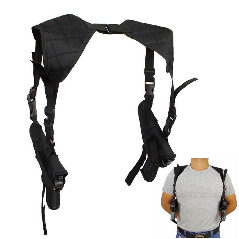 Tactical Double Drawer Holster Gun Concealed Pistol Shoulder Holster Under Arm Pistol Holster