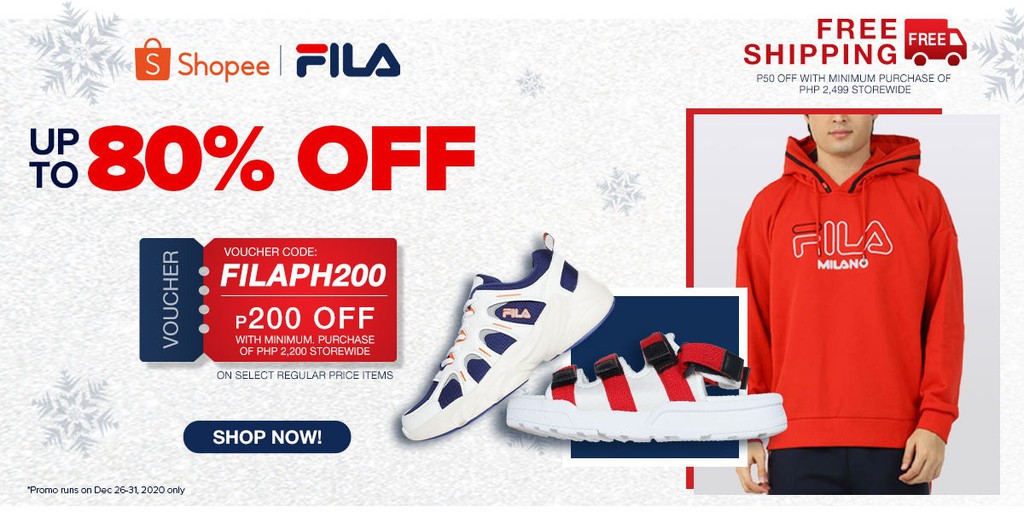 Fila Official store, Online Shop Shopee Philippines