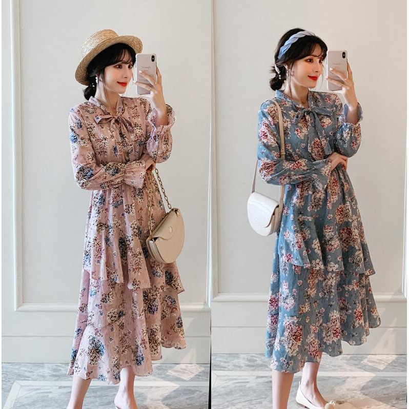 floral maxi dress shopee