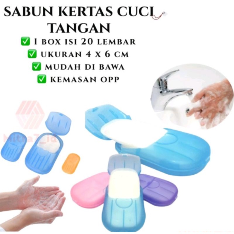 Hand Washing Traveling Paper Soap Shopee Philippines