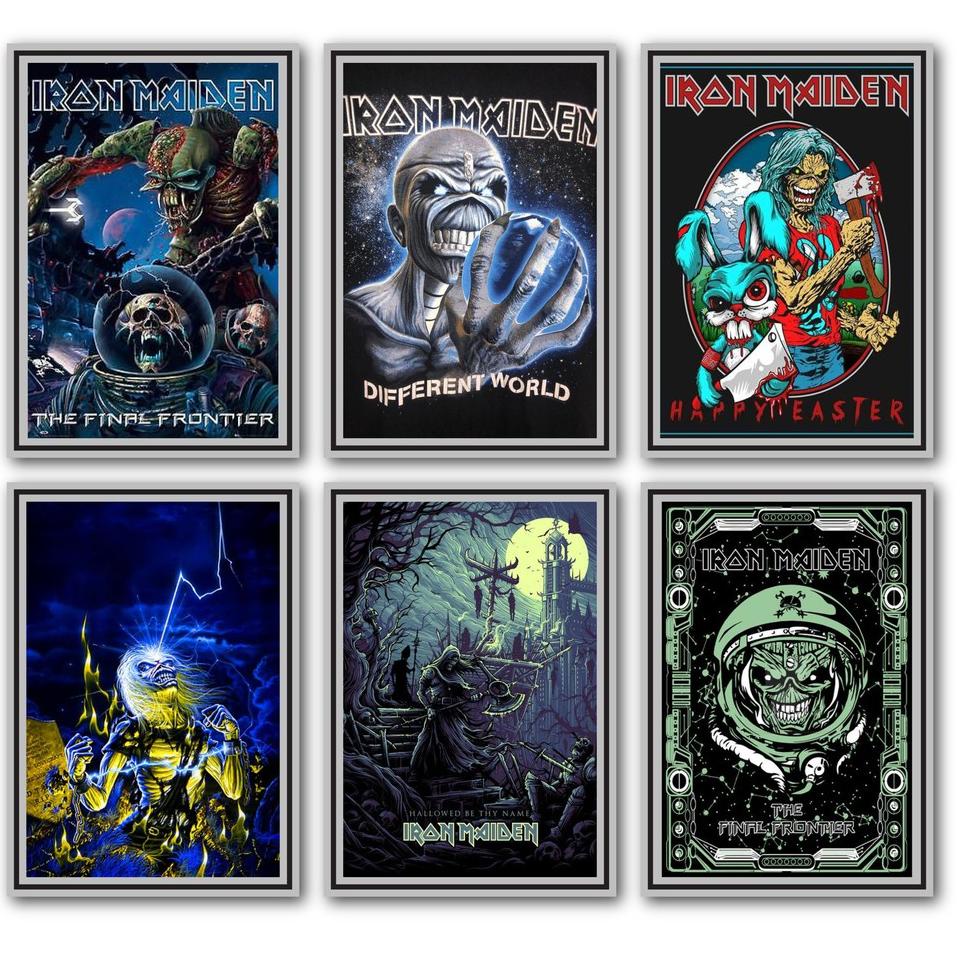 New A4 Poster Band Contents 10 Artic MonkeysMetalicaIron Maiden