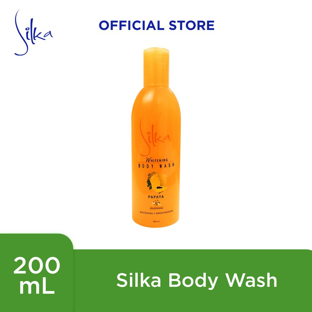 Silka Papaya Whitening Body Wash (Regular) 200ml Shopee Philippines