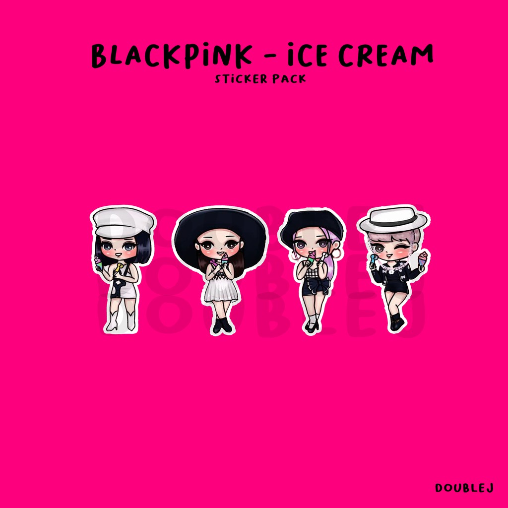 BLACKPINK'S ICE CREAM STICKER PACK Shopee Philippines