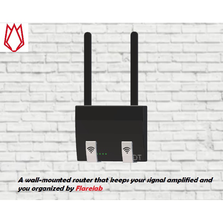 WALL MOUNT For PLDT WiFi Router Modem With Free 3M/ Screw With Tox