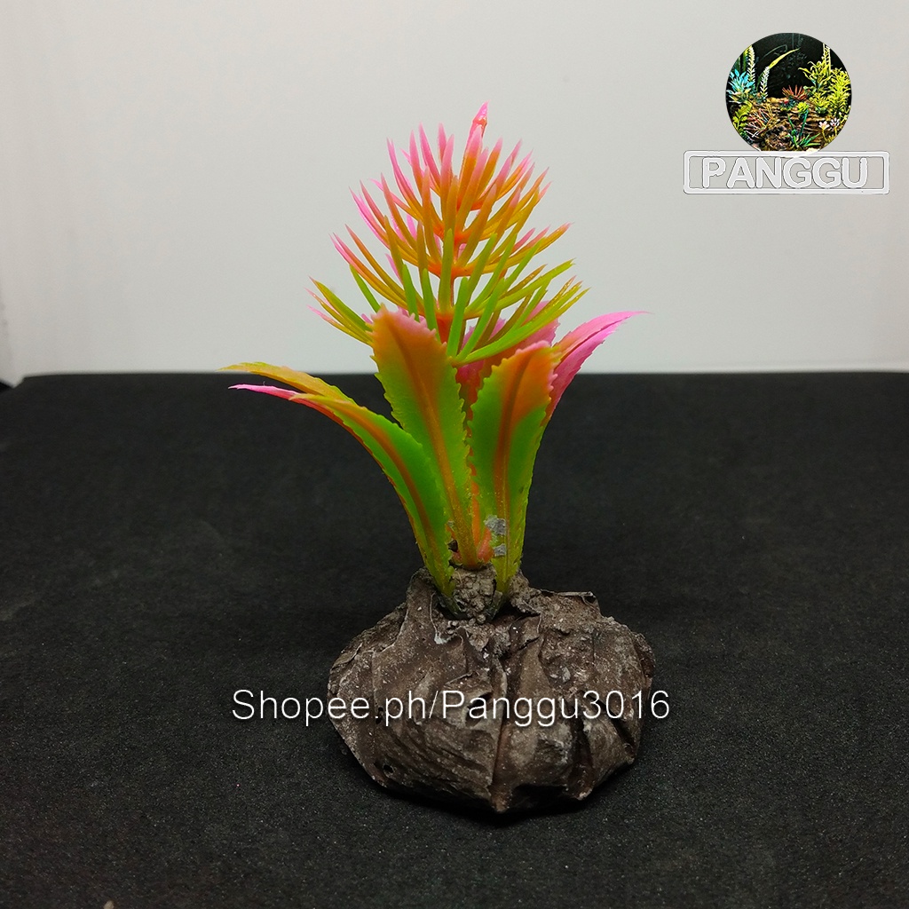 [BP]Aquarium Decoration Artificial Plant Bee Flower Add to Kwe Kwe panggu #8