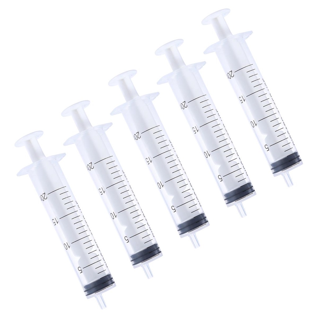 5Pcs Industrial Syringes Glue Syringes for Perfumes Dispensing Without
