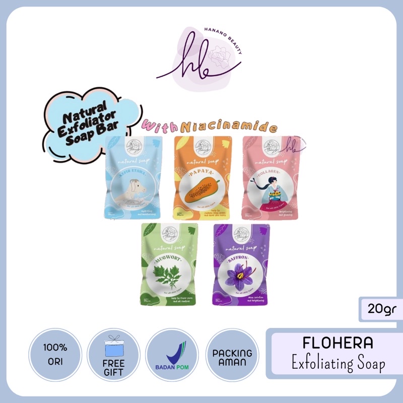 20gr Flohera Exfoliator Face and Body Soap DISTRIBUTOR Shopee Philippines