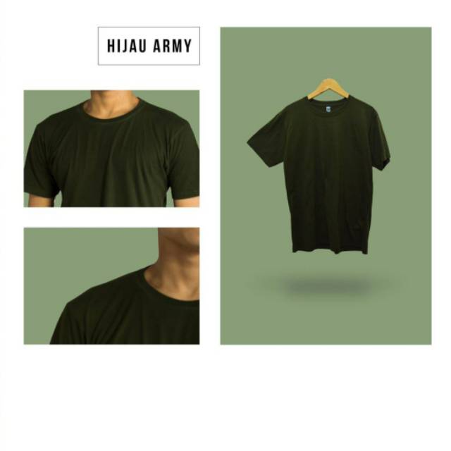 army green shirt plain
