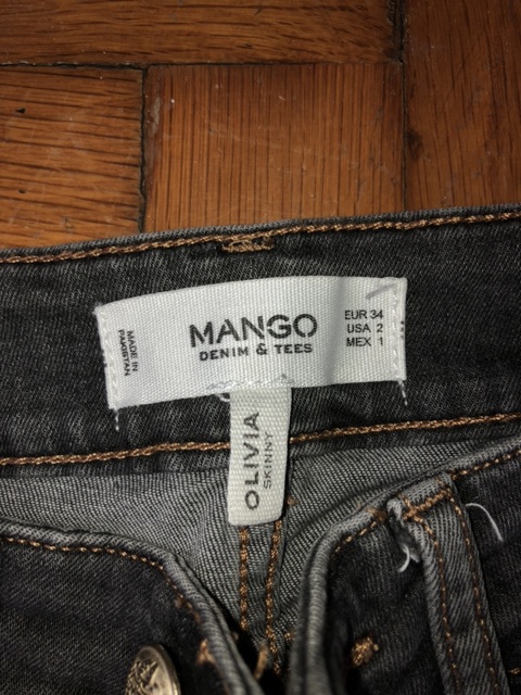 mango authentic jeans