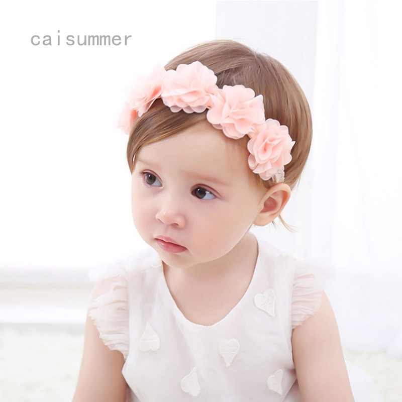 infant sunflower headband