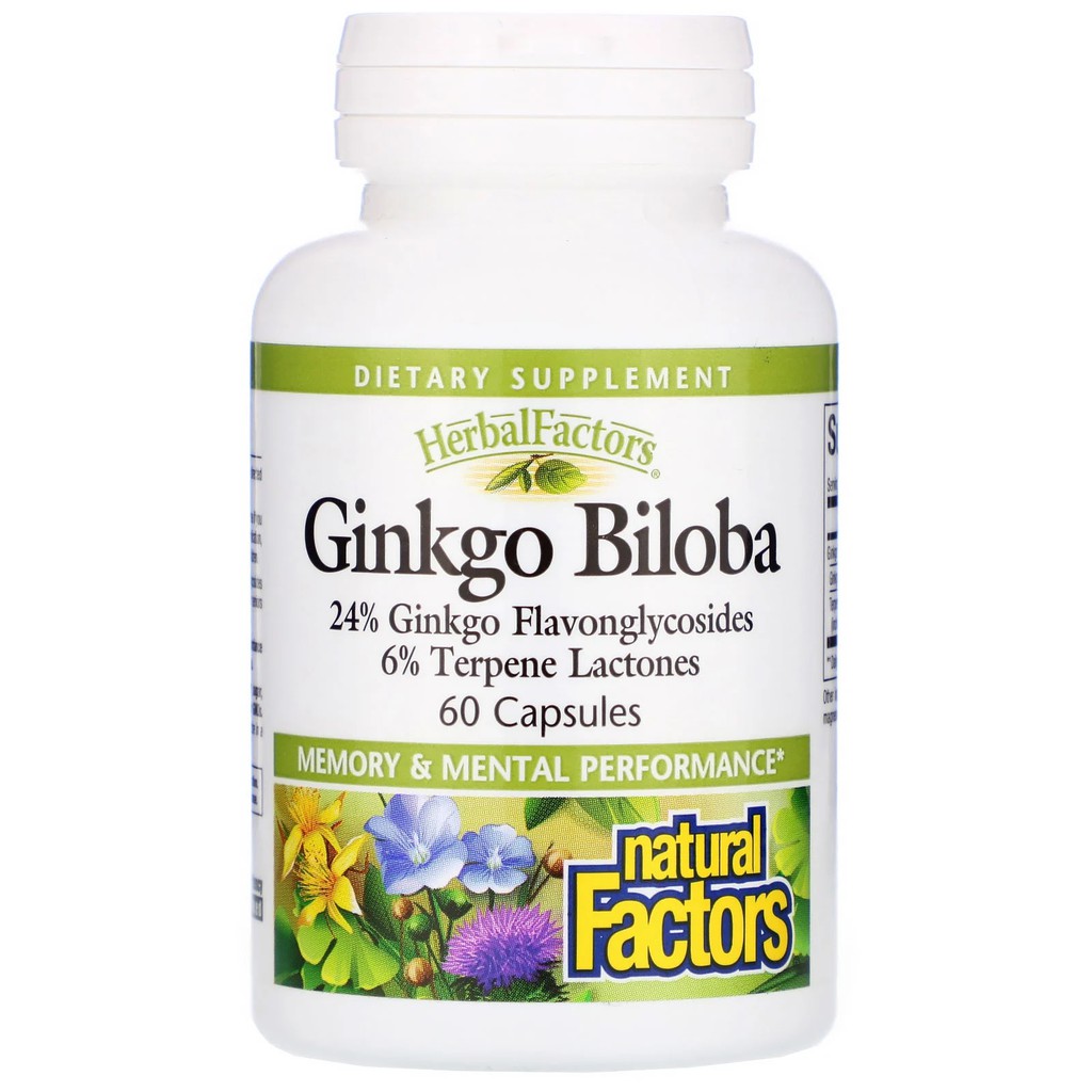 Natural Factors, Ginkgo Biloba, 60 Capsules Shopee Philippines