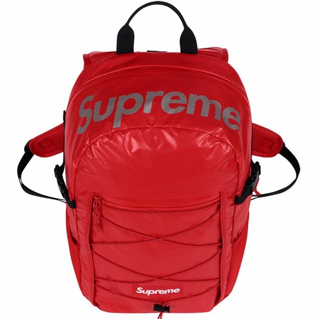 supreme backpack fw17 red