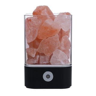 pink crystal lamp