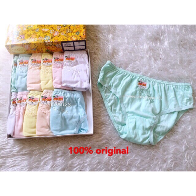 6 pcs or 12 pcs for women’s underwear soen original bikini panty Shopee Philippines
