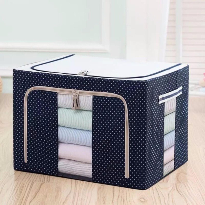 SHOPP KING 72L Oxford Steel Frame Storage Box Shopee Philippines