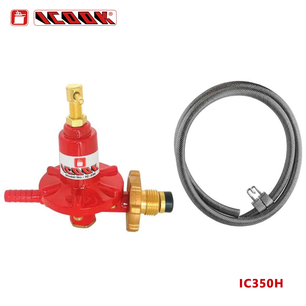 LPG Gas Regulator High Pressure IC350 and LPG Hose ICH150 Bundle