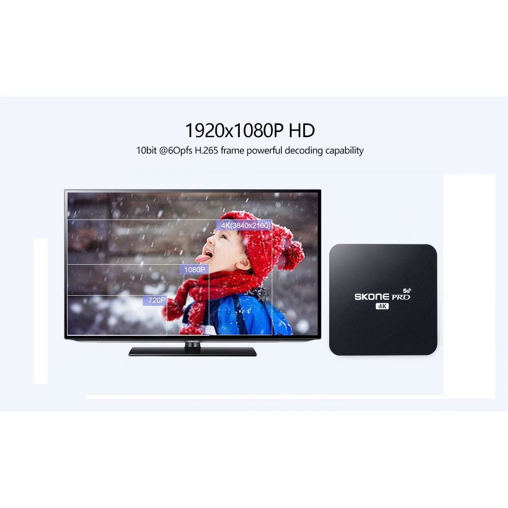Smart TV Box Pro 4K 64GB+512GB 2.4G/5G Latest Version Ultra HD WiFi Quad Core CPU Media Player Set - Image 6