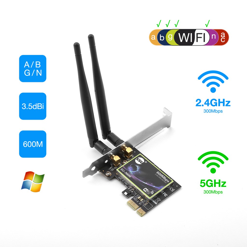 OKN WiFi 6E AX5400 PCIe WiFi Card AX210, Bluetooth WPA3, Tri Band ...