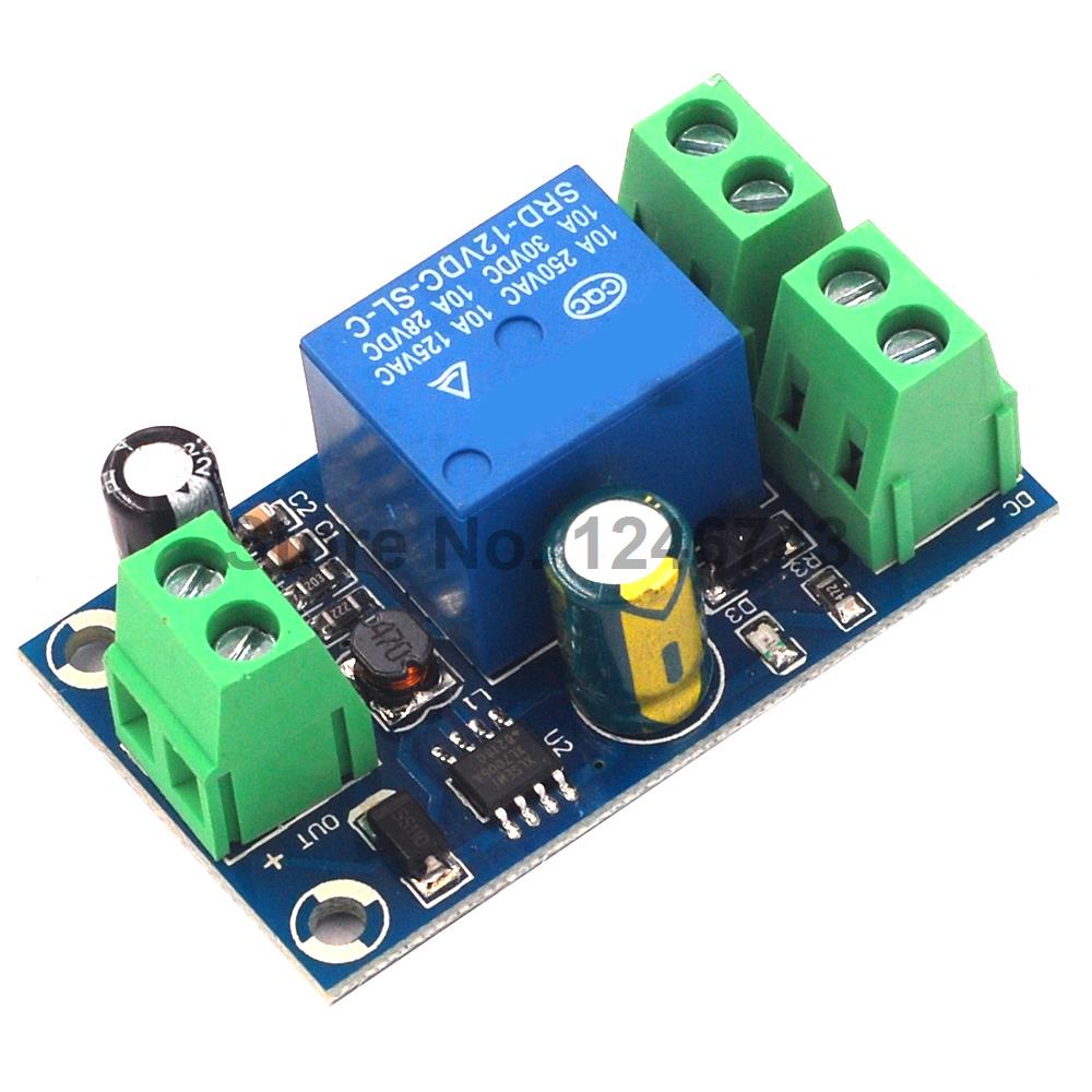 Power Supply 12V to 48V Board Relay Module Power-OFF Protection Module ...