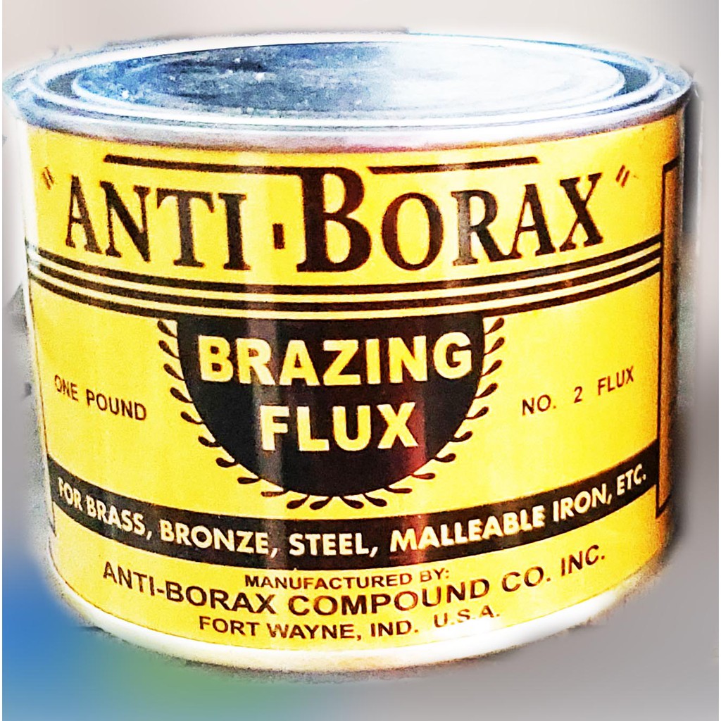 Anti-Borax Brazing Flux made in USA No.2 For Brass Bronze Steel ...