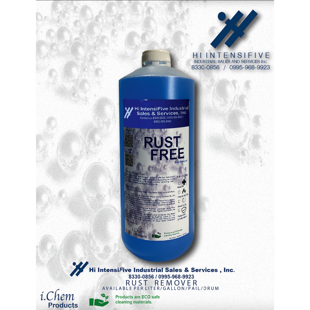 RUST REMOVER 1 LITER (RUST STAIN REMOVER, RUST CLEANER, ANTIRUST