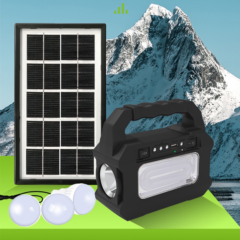 GDPLUS Solar Lighting System GD8080 Outdoor Sunlight Solar Bulb