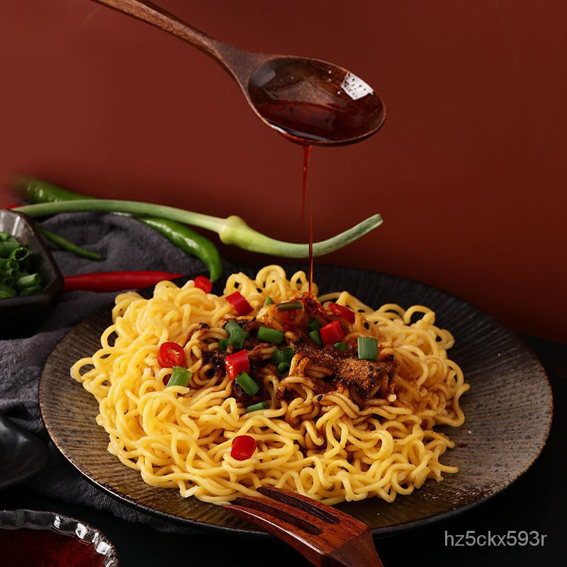 Super Spicy Turkey Noodle Salted Egg Yolk Noodles with Soy Sauce Instant Noodles Spicy Chicken