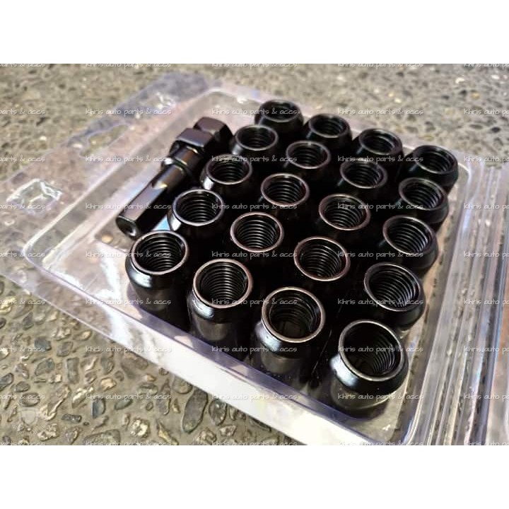 20pcs/set Top Fit STEEL Lug Nuts 12mm x 1.50 Allen Key Wheel Nut