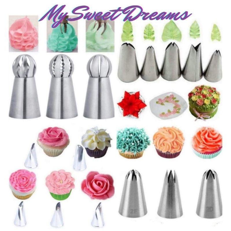 Good Quality Pipping Tips and Nozzles Cake Decorator (per pc/Set ...