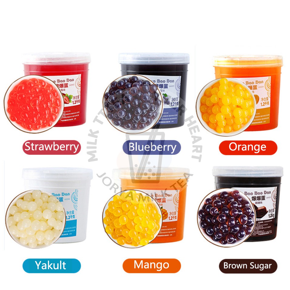 Popping Boba For Milk Tea Fruit Juice1.25kg | Shopee ...