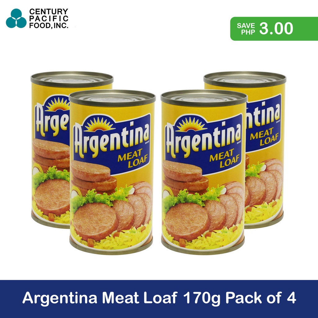 Argentina Meat Loaf 170g Pack of 4 | Shopee Philippines