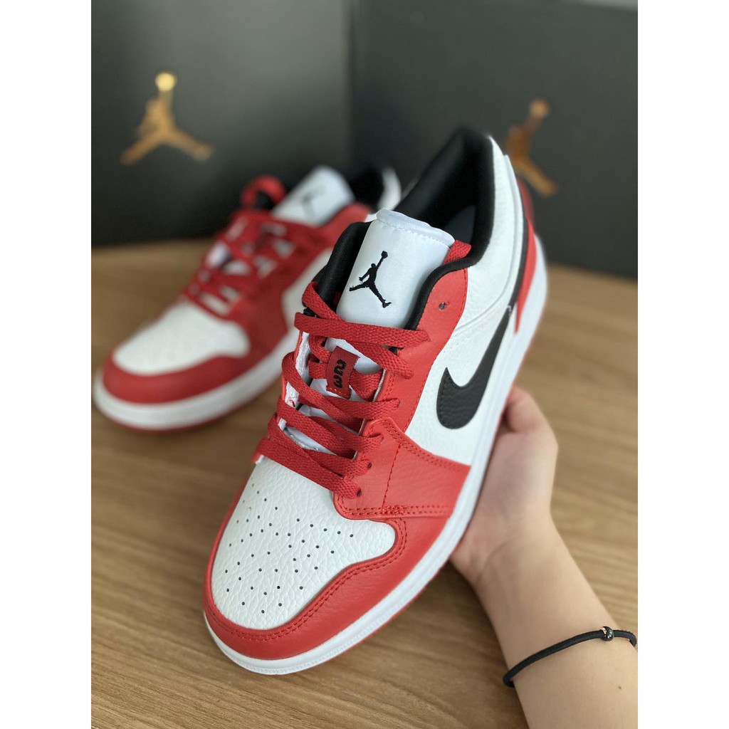 Air Jordan 1 Low Og Chicago Sneakers For Men And Women With Box And Paperbag Shopee Philippines