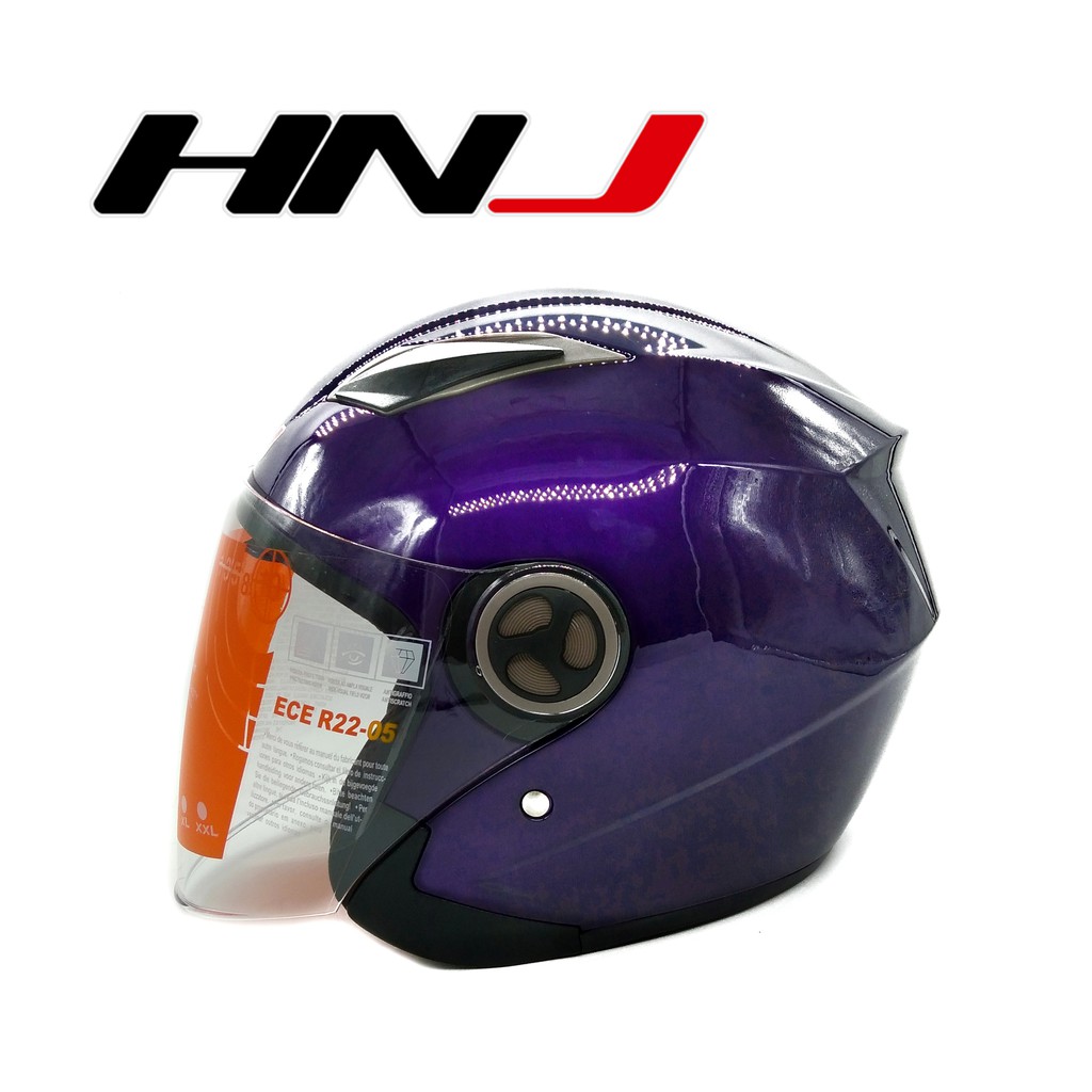 HNJ 708 Half Face Dual Visor Helmet Shopee Philippines