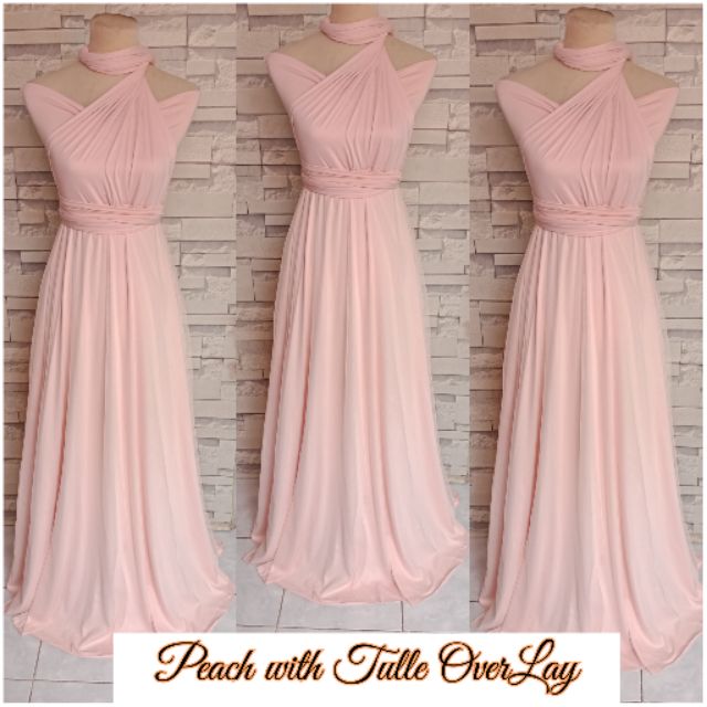 infinity dress with tulle