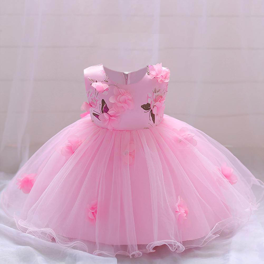 baby pink colour frocks