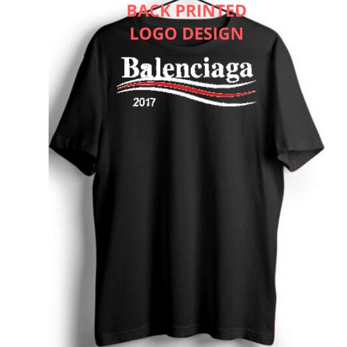 Bb Balenciaga Inspired T Shirt Back Printed Logo Unisex Xs 3xl