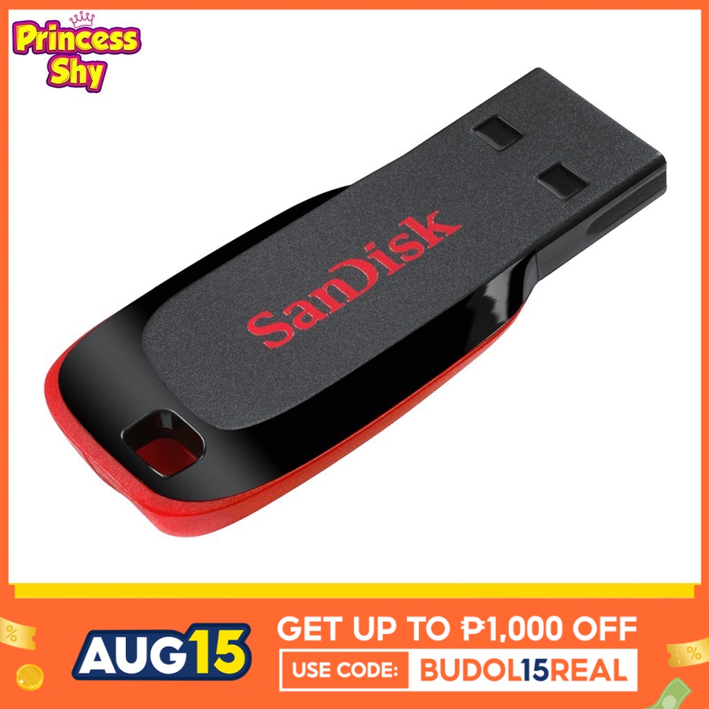 Sandisk cruzer blade sdcz50 64gb usb flash drive shopee philippines