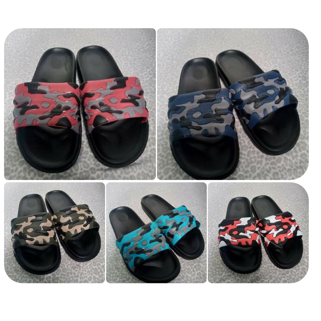 camouflage slippers
