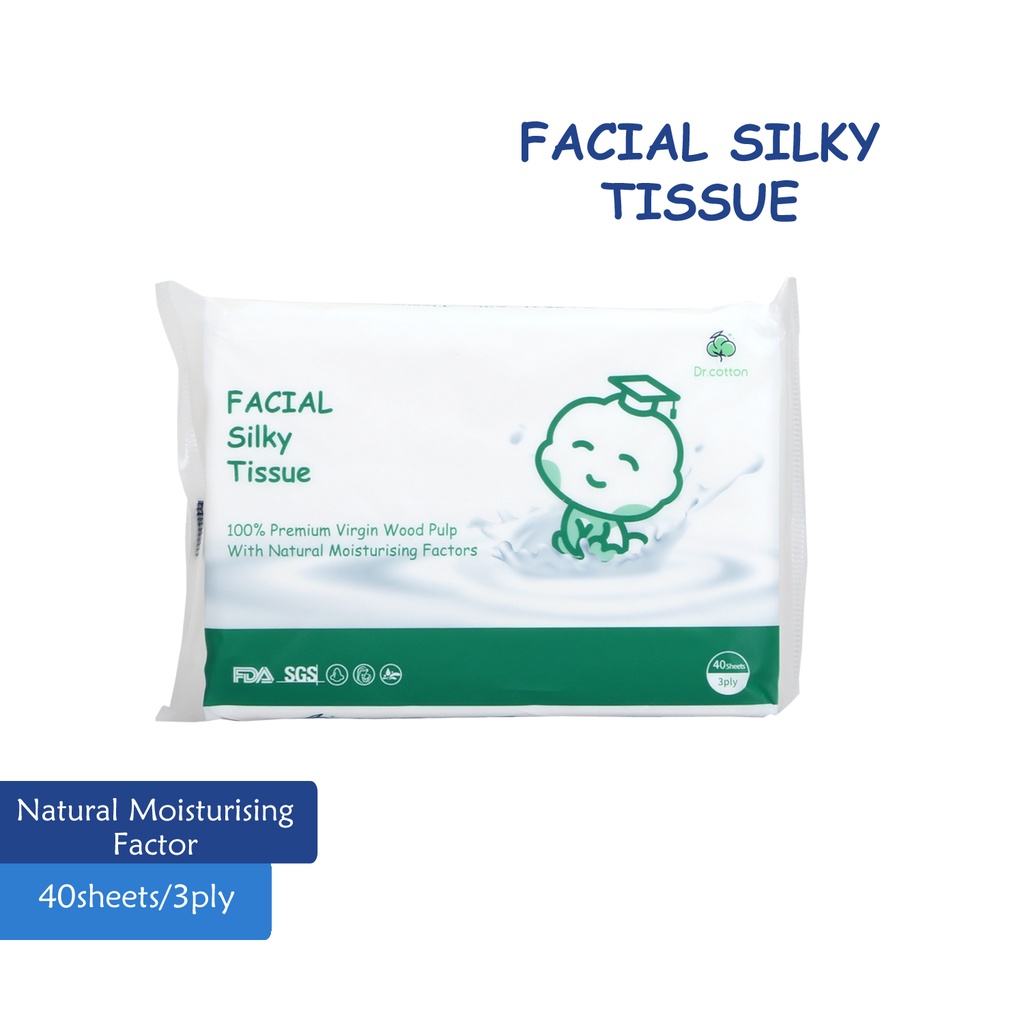 Facial Silky Tissue 3ply 40sheets pocket size tissue | Shopee Philippines