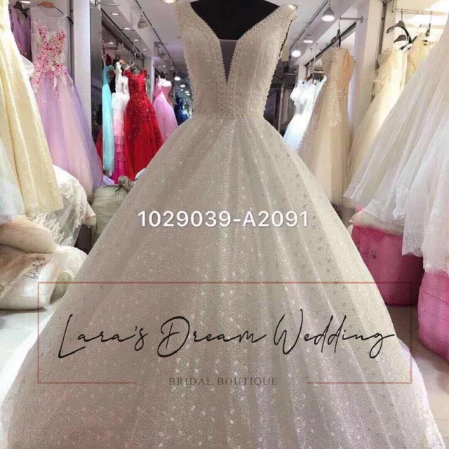 eyelet wedding dress