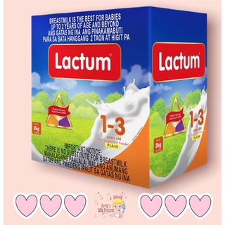 Lactum for 1-3 Years Old 2kl Plain Expiration  June 2024