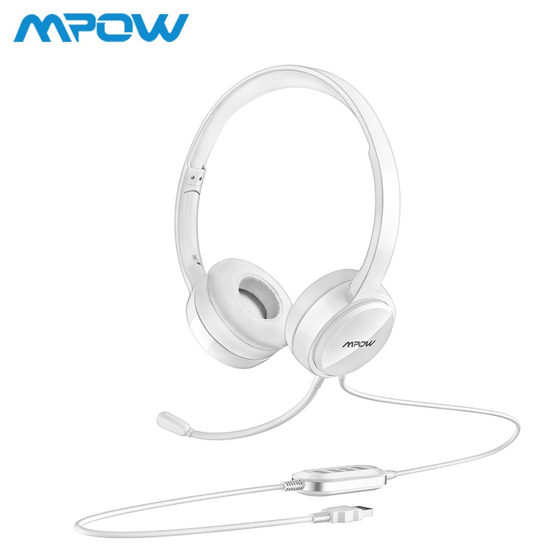 mpow wired computer headset