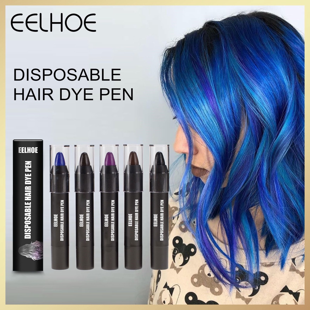 EEHLOE Hair Dye Pen Disposable Natural Shadow Powder Refill Sideburns