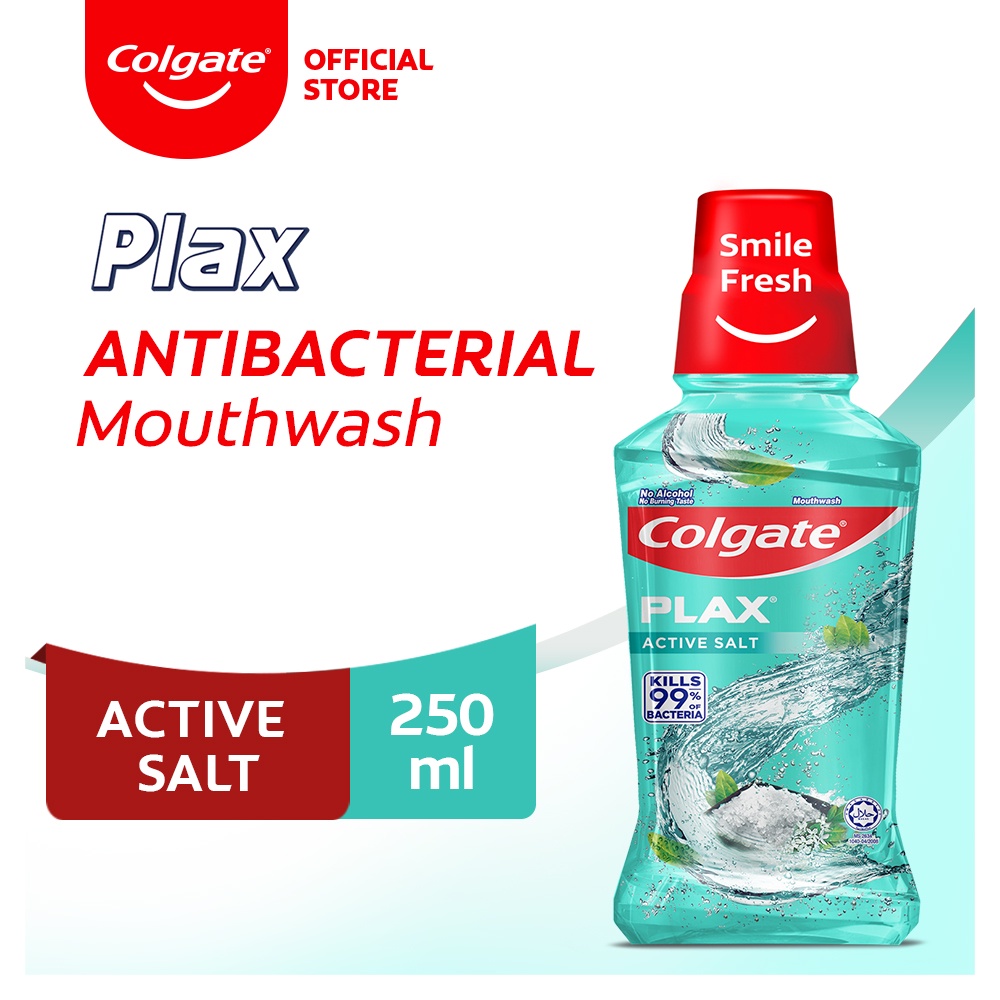 Colgate Plax Active Salt Antibacterial Mouthwash 250ml