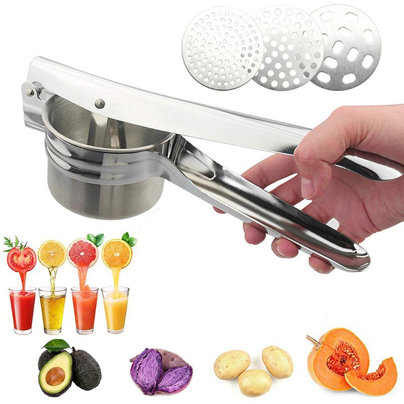 Dailyhome Stainless Steel Potato Ricer Fruit Masher Juicer Shopee