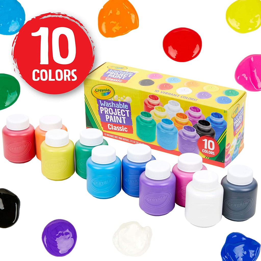 CRAYOLA Washable Poster Paint 10s Shopee Philippines