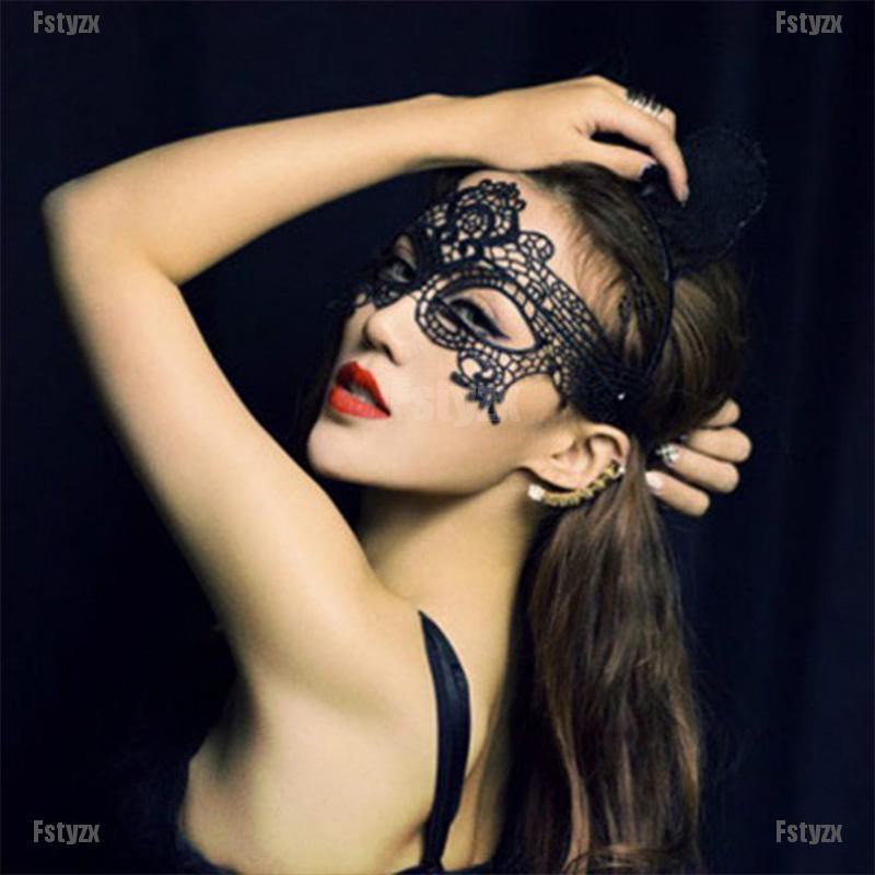 Ball Dress Masquerade Halloween Fancy Women Eye Lace Mask Costume Party Mask Costume Reenactment Theater Apparel