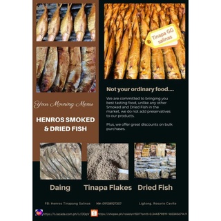 TINAPA GALUNGGONG Salinas 500g (HENROS Smoked And Dried Fish) | Shopee ...