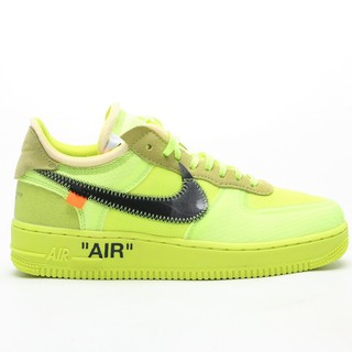 yellow white air force ones